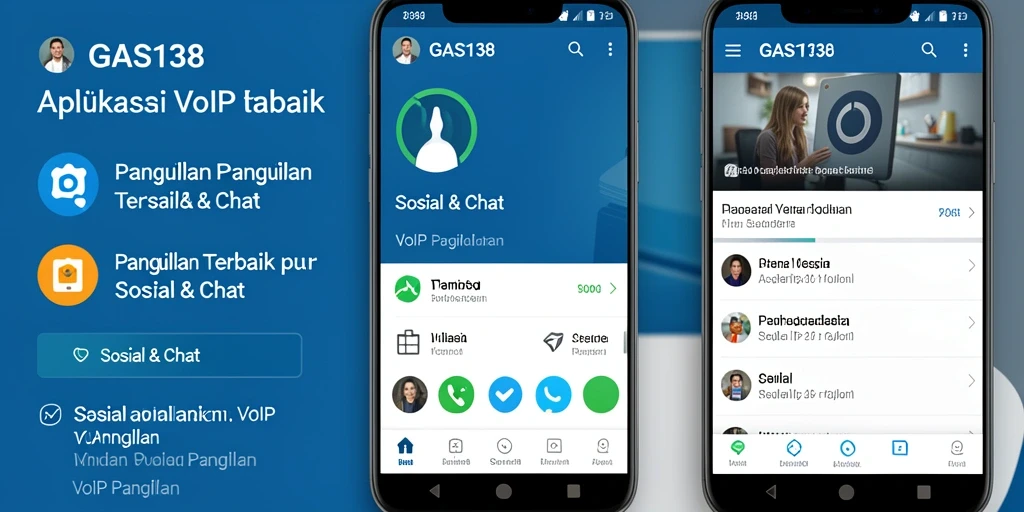 Antarmuka GAS138 yang sederhana dan fungsional untuk VoIP Panggilan.