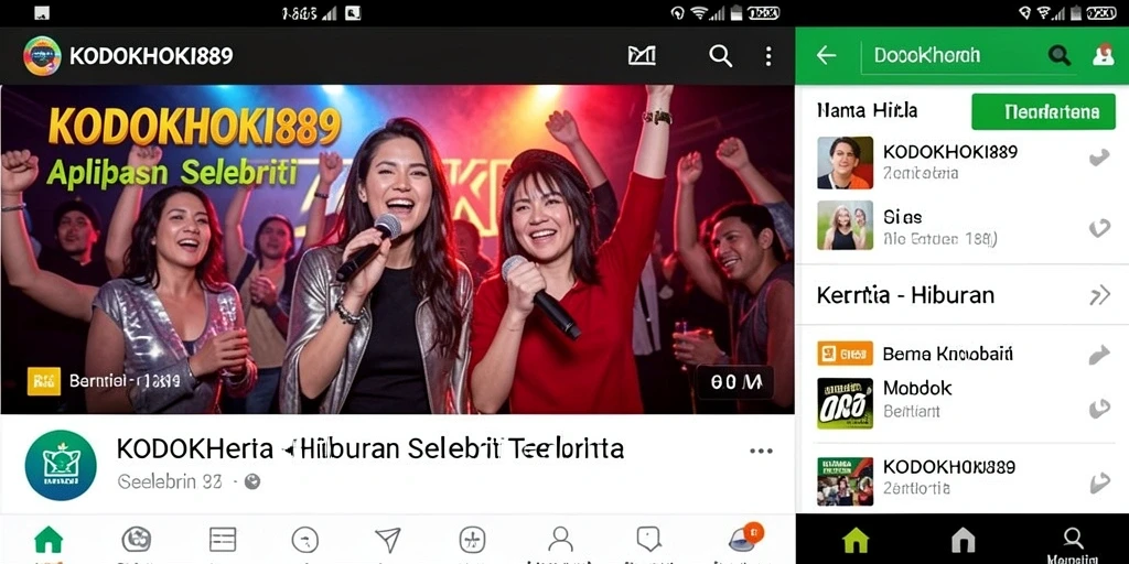 Tampilan antarmuka KODOKHOKI889 yang modern dan informatif.